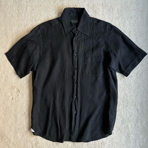 Loutie Made in Italy Short Sleeve Linen Shirt